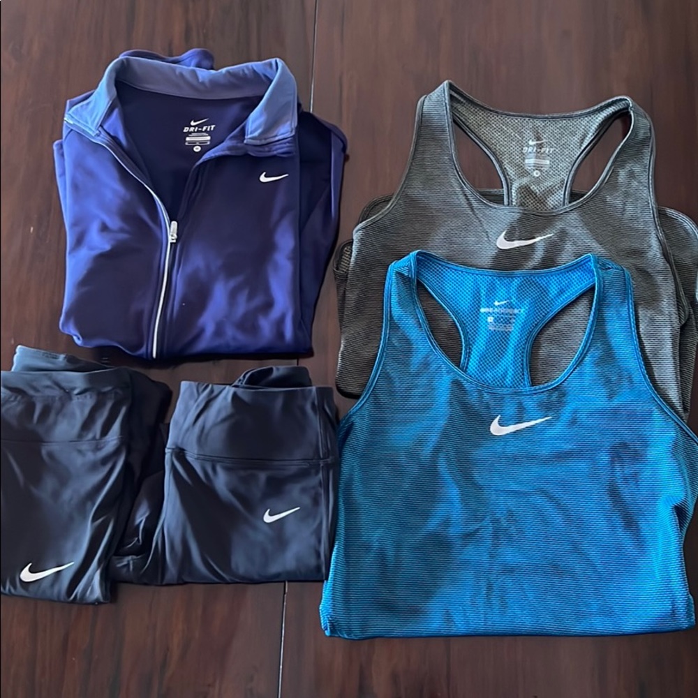 NIKE DRI FIT RUNNING BUNDLE (excellent condition)